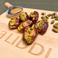 Almond Butter-Stuffed Dates with improved studio lighting