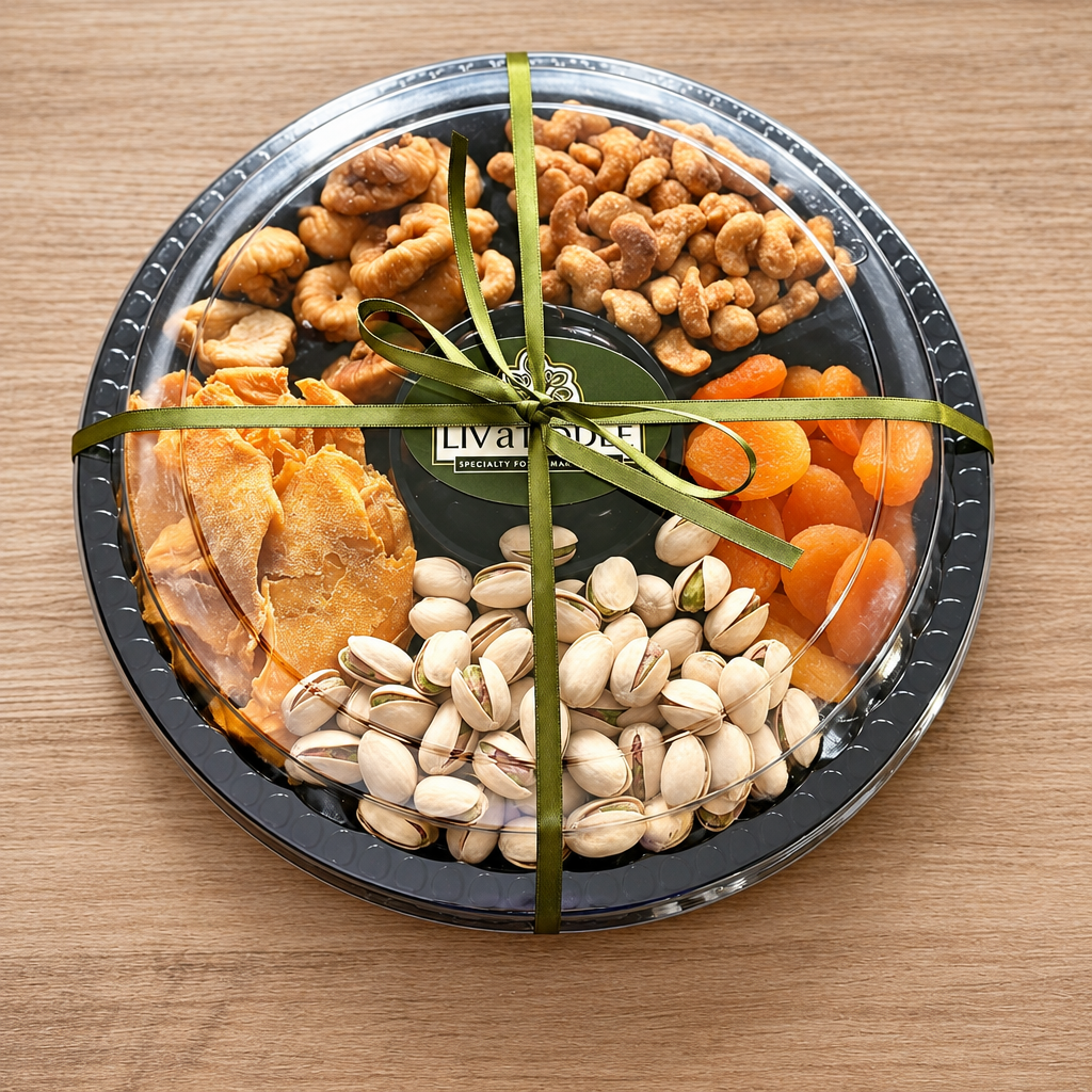 Assorted Nuts and Dried Fruit Gift Box lighting preview