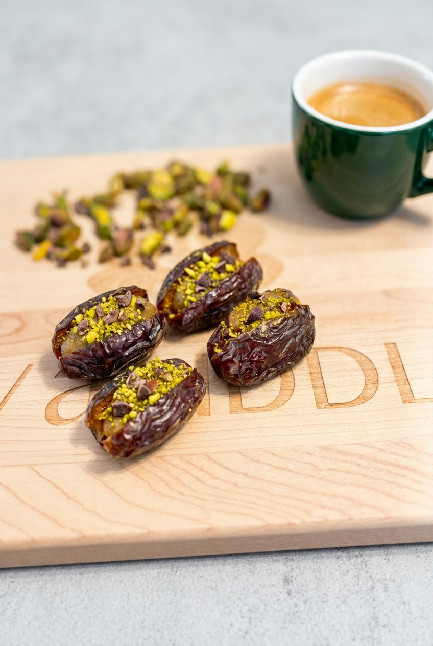 A Liddle Shot of Espresso: Homemade Espresso Cream-Filled Organic Dates