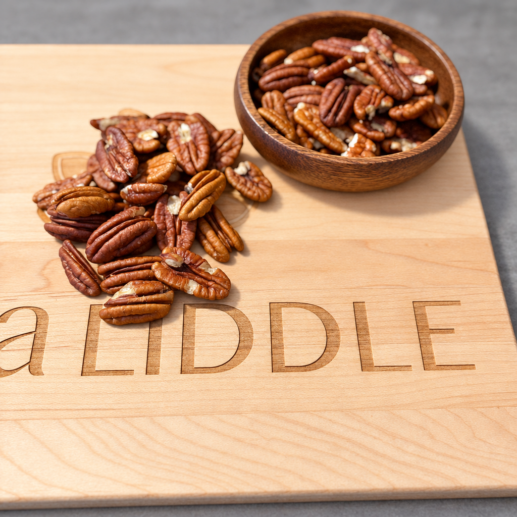Pecan Halves with improved studio lighting