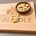 Raw Macadamia with improved studio lighting