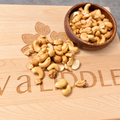 Roasted salted cashews with improved studio lighting